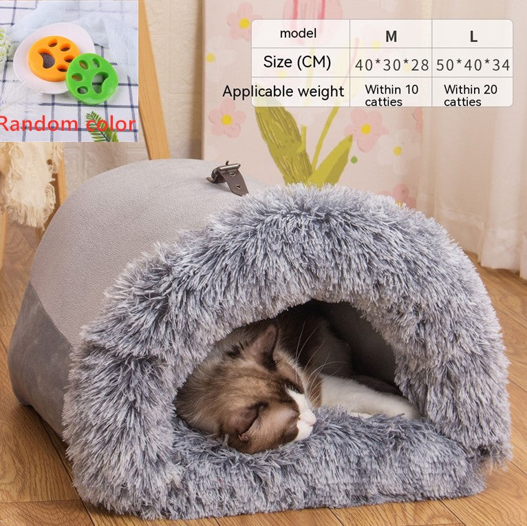 Pet bed caves