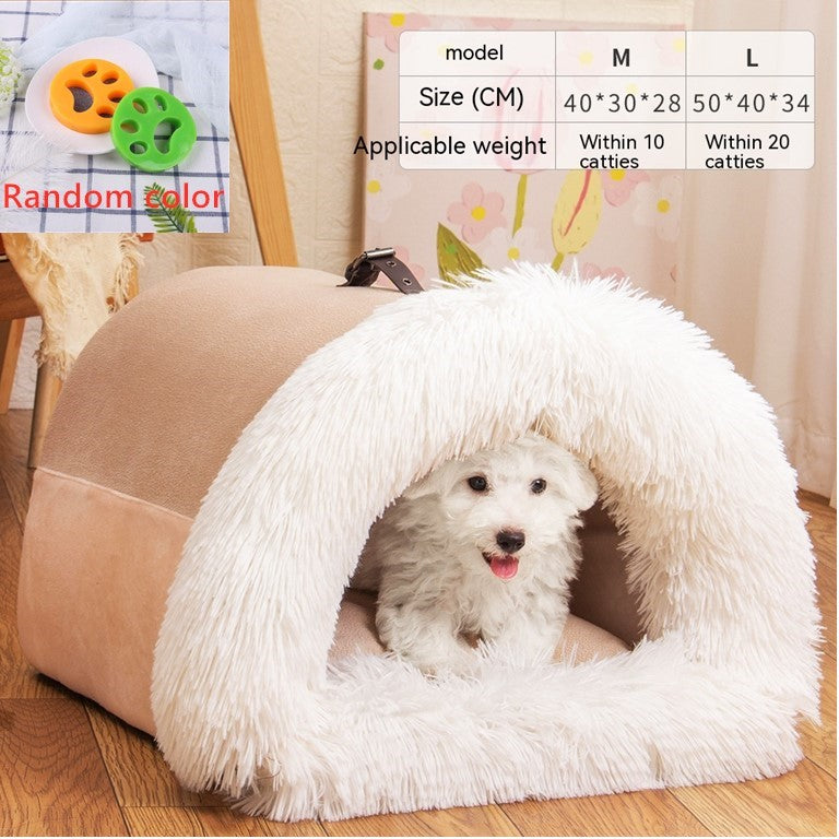 Pet bed caves