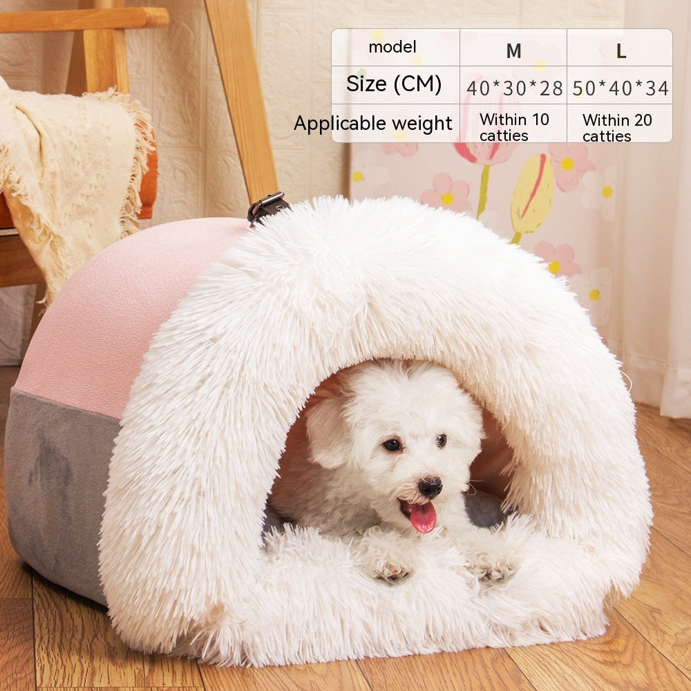 Pet bed caves